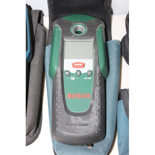 851 - Various Bosch electric tools to inc laser tape measure, tyre pump etc etc