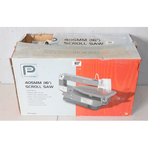 857 - Performance 405mm scroll saw in box