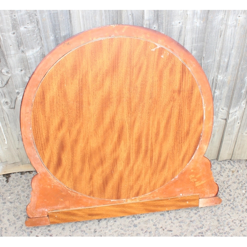 306 - An Art Deco style large wall mirror