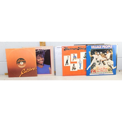 476 - Qty of LP records to inc Beatles, and some signed examples inc The Three Degrees