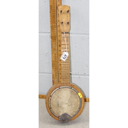 479 - Vintage wooden Banjolele