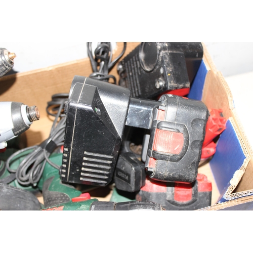 920 - Qty of Bosch power tools, with chargers etc