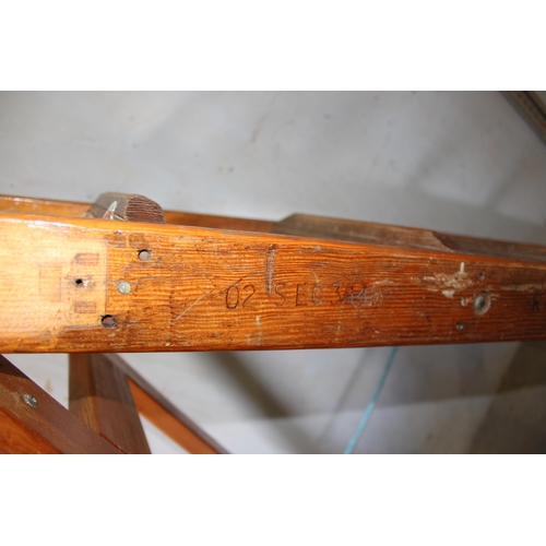 136 - Vintage wooden step ladder