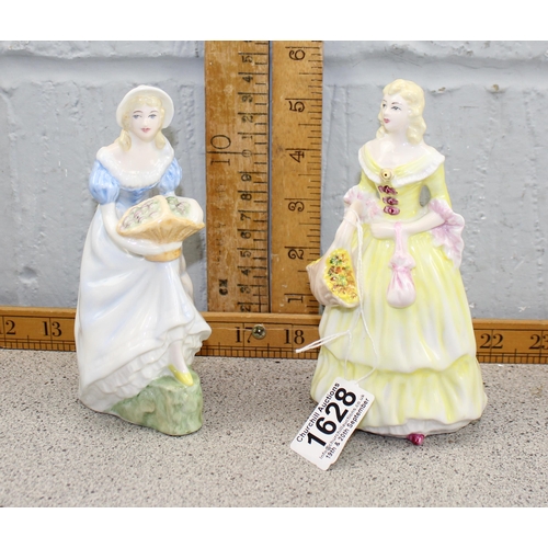 1628 - 2 Coalport lady figures, Jennifer Jane & Rosalind