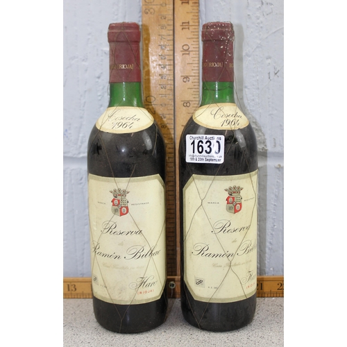 1630 - 2 bottles of 1964 Ramón Bilbao, La Rioja Reserva, red wine