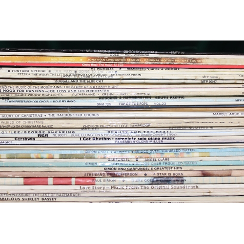 488 - A large qty of assorted LP and other records to inc Neil Diamond, Chris Rea etc etc