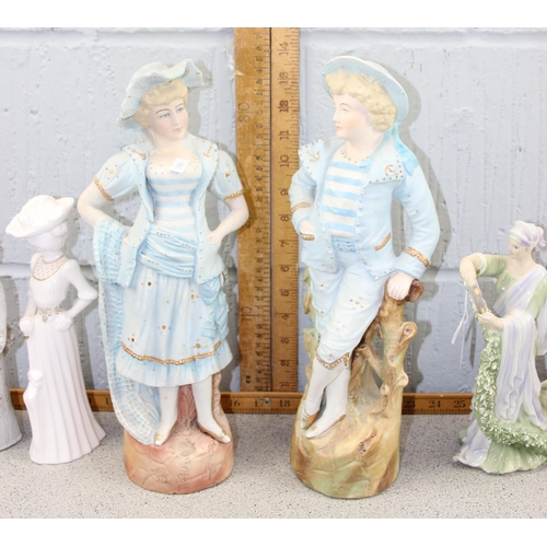 1667 - 9 assorted antique and later figurines to inc Wedgwood, Spode, Coalport etc etc