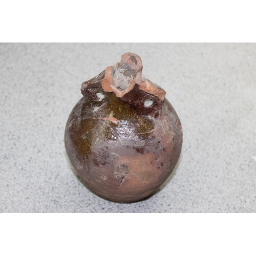 1632 - Qty of interesting antique and later stoneware items etc to in part of a German Bellarmine jug, and ... 