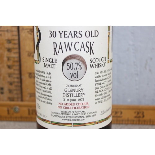 1661 - A bottle of Glenury Royal 1973 30 Year Old Blackadder Raw Cask Highland Single Malt Scotch Whisky, 7... 