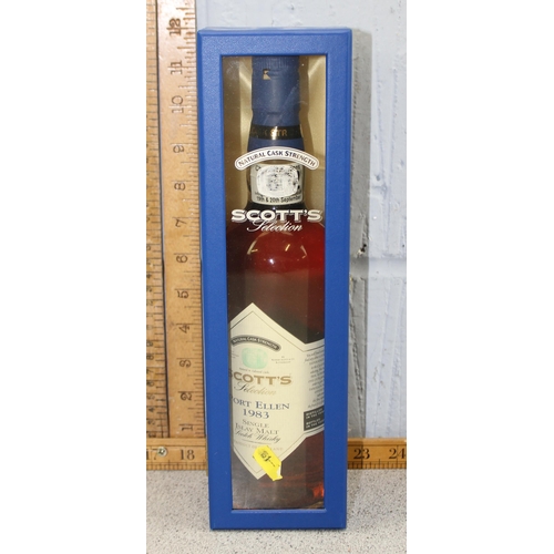 1662 - A bottle of Port Ellen 1983 Scott's Selection single Islay Malt Whisky. Distilled in 1983, the final... 