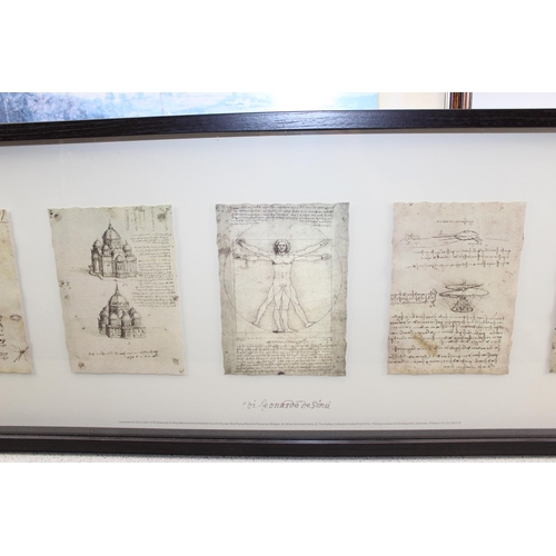 362 - 6 large prints to inc Leonardo Da Vinci drawings, Chris Keylock Williams etc etc