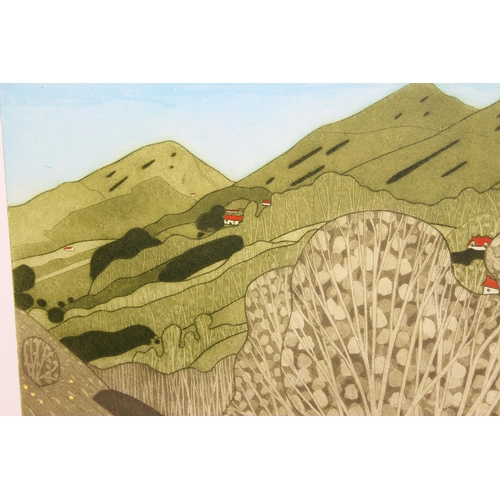 409 - John Brunsdon (British, 1933-2014) Malvern Hills  Artists Proof 32/35, signed, titled and numbered i... 