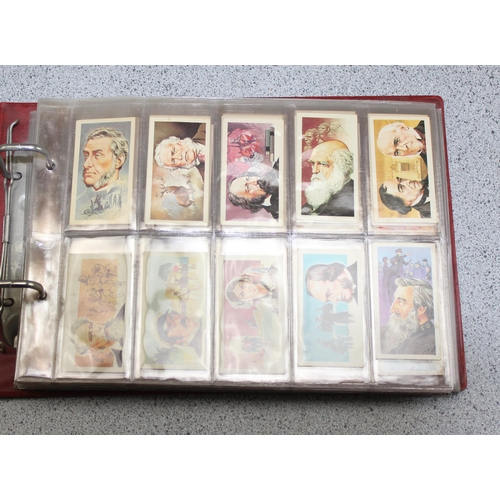 510 - Qty of assorted cigarette cards & tea cards in album