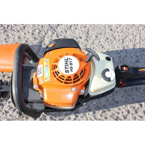 325 - Stihl HS 81T petrol hedge cutter