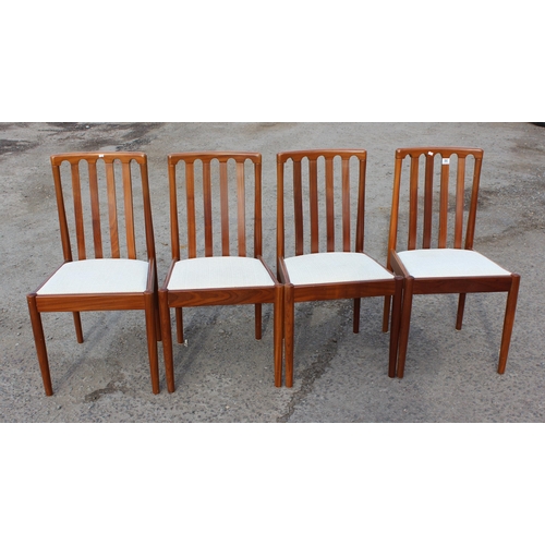 176 - A set of 4 retro chairs by Meredew