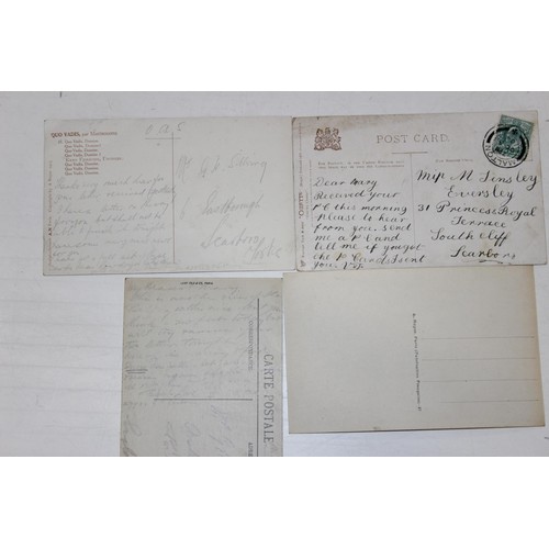 1015 - A large qty of WW1 postcards all sent from the frontline by George Henry Sibbring 27902 to his famil... 