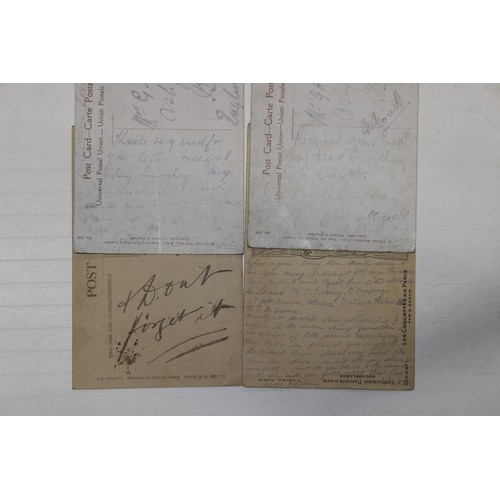 1015 - A large qty of WW1 postcards all sent from the frontline by George Henry Sibbring 27902 to his famil... 