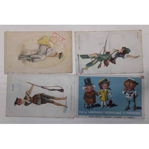 1015 - A large qty of WW1 postcards all sent from the frontline by George Henry Sibbring 27902 to his famil... 