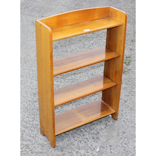 171 - A vintage wooden bookshelf