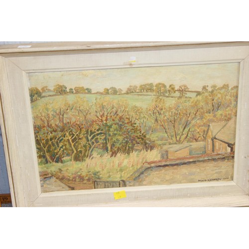 490 - An interesting pastel portrait of a gentleman, indistinctly signed but dated 1982, St Edmund Hall, O... 