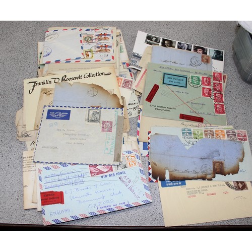 542 - A large qty of assorted stamps to inc early embossed stamps, 3 cigar boxes full