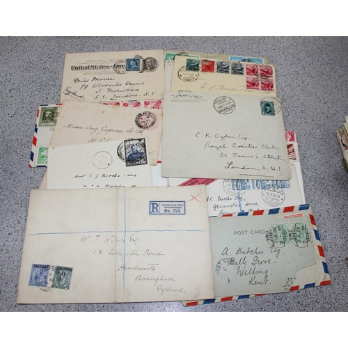 542 - A large qty of assorted stamps to inc early embossed stamps, 3 cigar boxes full