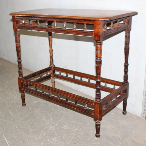 20 - A Victorian mahogany side table, approx 80cm wide