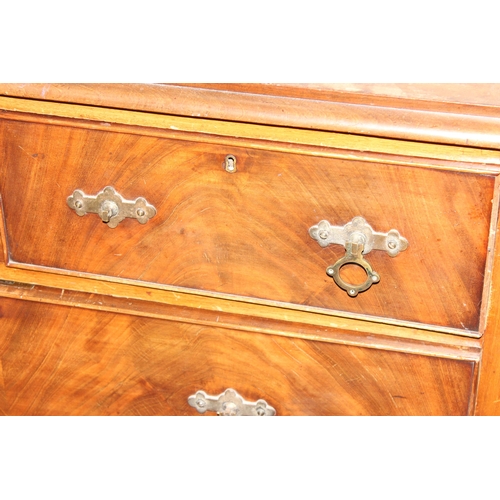 46 - Antique mahogany 2/2 chest of drawers