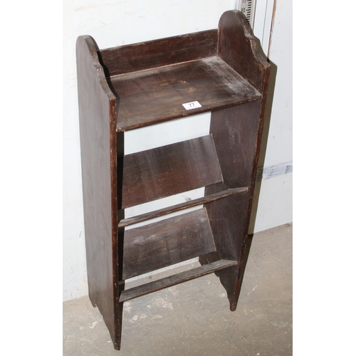 77 - Small vintage bookrack or bookcase