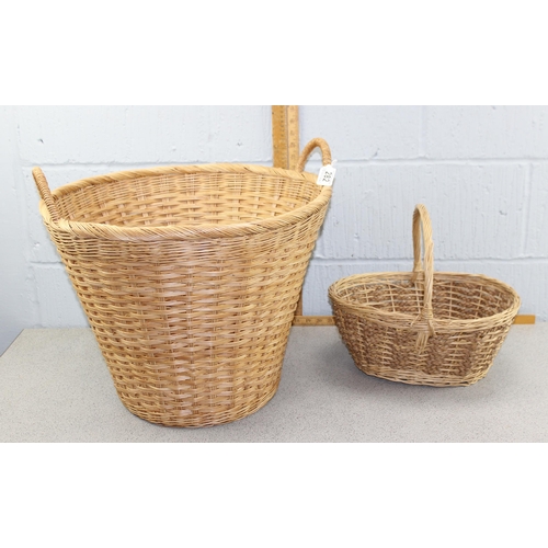 282 - 2 wicker baskets