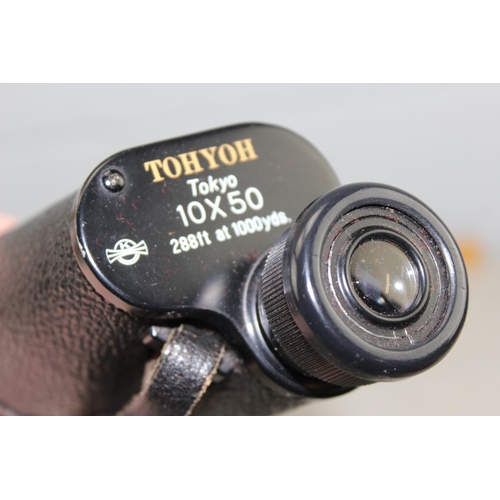 654 - Tohyoh 10x50 monocular in case