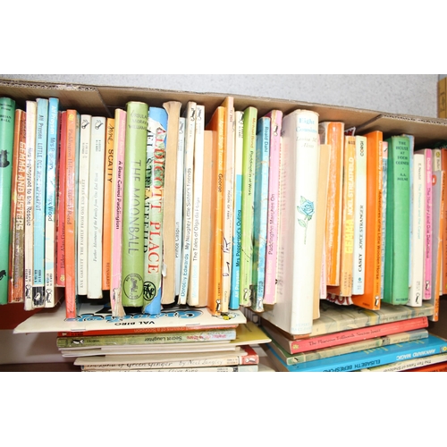 502 - 2 boxes of mixed books to inc vintage Penguin books etc etc