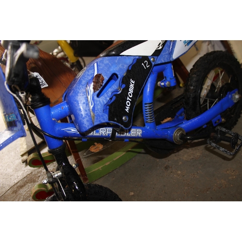 1626 - Moto Scrambler child's push bike