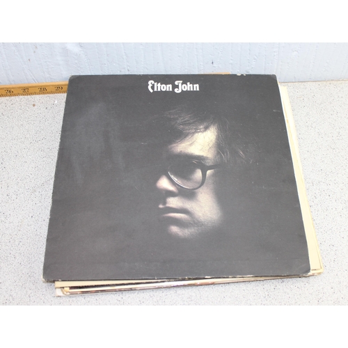 616 - A good box of various LP's to include Elton John, Rolling Stones & Pink Floyd