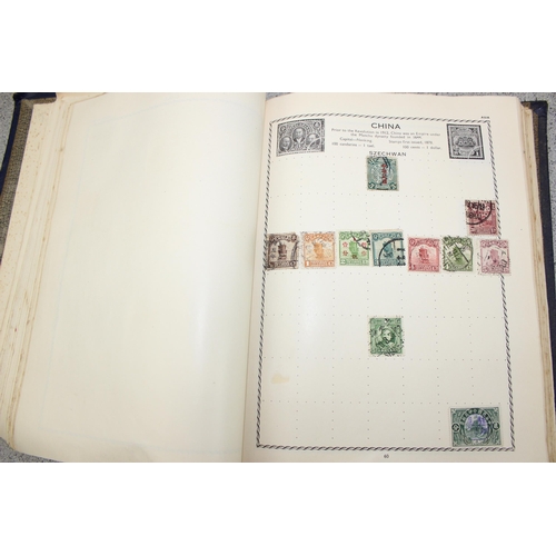 525 - Early 20th century stamp album and contents, other loose stamps, mainly New Zealand