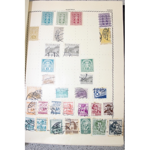 525 - Early 20th century stamp album and contents, other loose stamps, mainly New Zealand