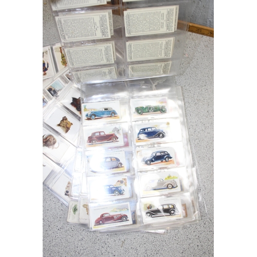 527 - 9 full sets of cigarette cards to include John Players & Sons wild animal head series