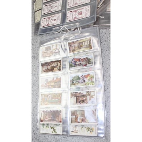 527 - 9 full sets of cigarette cards to include John Players & Sons wild animal head series