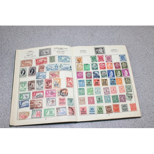 531 - 11 vintage stamp albums with contents and number of related reference books