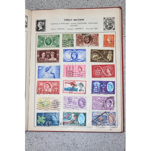 531 - 11 vintage stamp albums with contents and number of related reference books