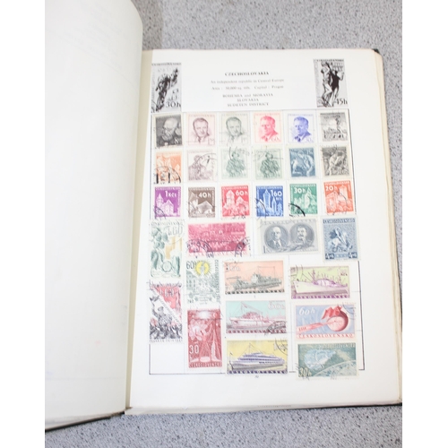 532 - 2 stamp stock books containing mainly foreign stamps & a Liberty stamp album with contents