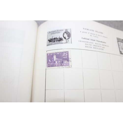 532 - 2 stamp stock books containing mainly foreign stamps & a Liberty stamp album with contents