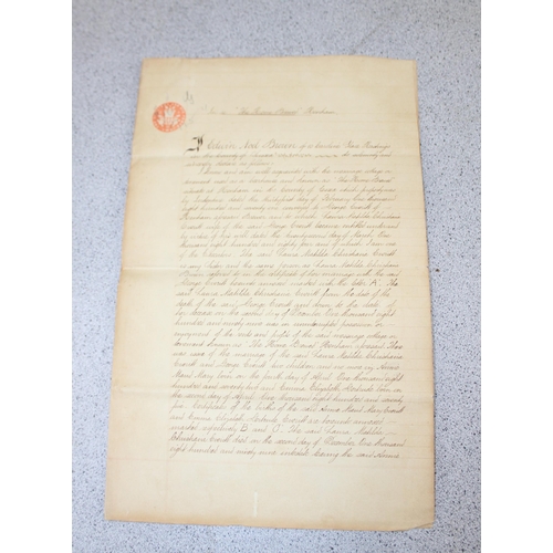 535 - Mixed antique and a later ephemera to include several Victorian indentures