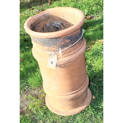 341 - Terracotta chimney pot