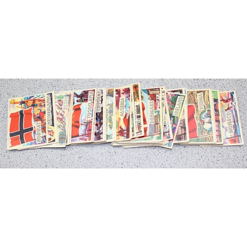 514 - Qty of assorted bubble gum and cigarette cards, stamps etc