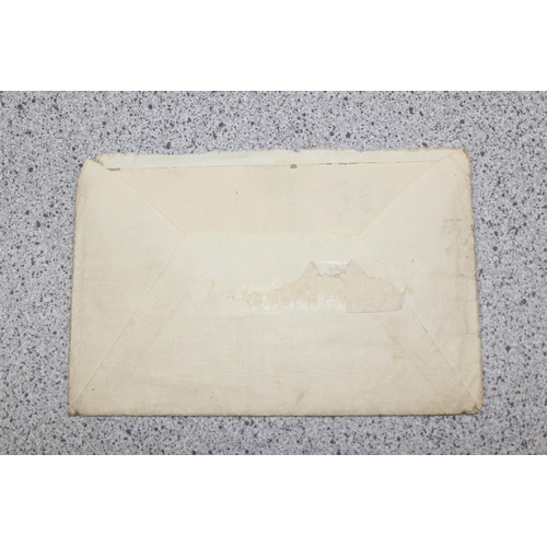 521 - 2 c.WW1 period letters dropped from an airship, hand written note 