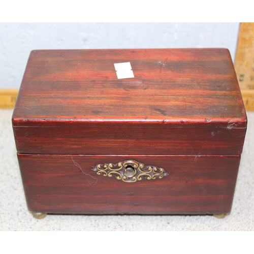 296 - Qty of smaller vintage wooden boxes, many carved examples