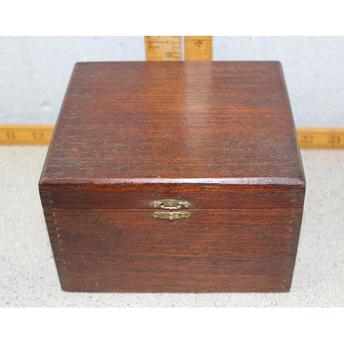 296 - Qty of smaller vintage wooden boxes, many carved examples