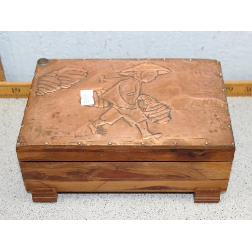 296 - Qty of smaller vintage wooden boxes, many carved examples