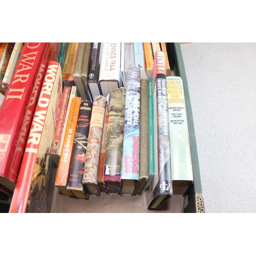 502 - 2 boxes of mixed books to inc vintage Penguin books etc etc